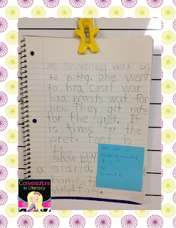 Analyze Student Writing with Post It Notes