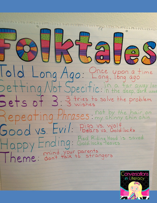 folktale anchor chart