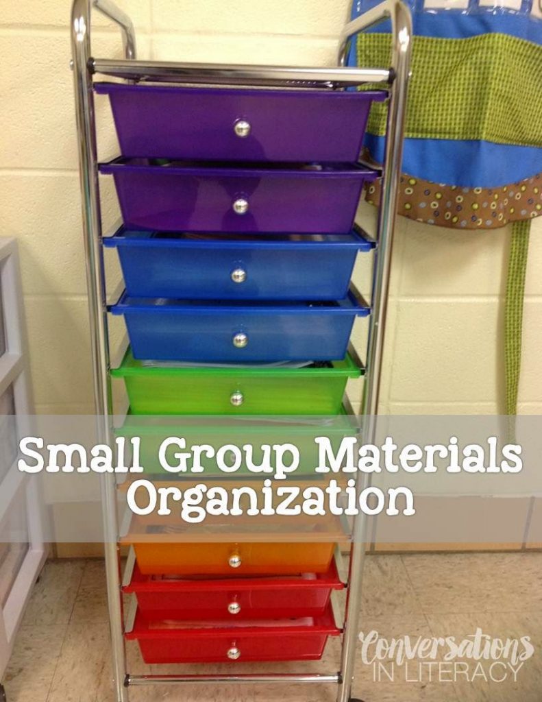 organizing your small group reading materials