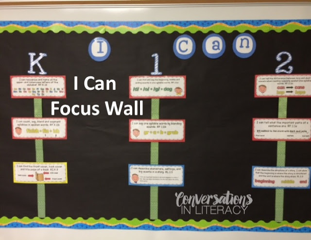 I Can Statements Focus Wall