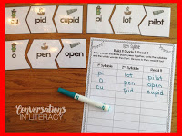 Open Syllable Center activities for RTI