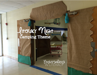 Family Literacy Night Camping Theme