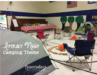 Family Literacy Night Camping Theme