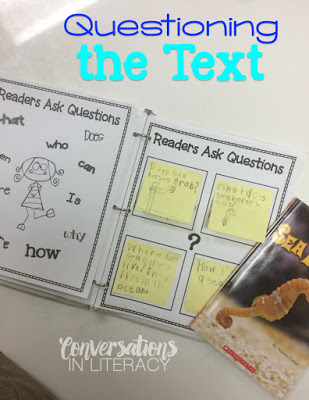 Questioning the Text activity