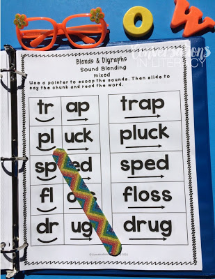 Blends and Digraphs Intervention Binder for RTI