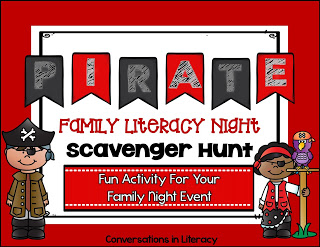 Family Literacy Night Scavenger Hunt