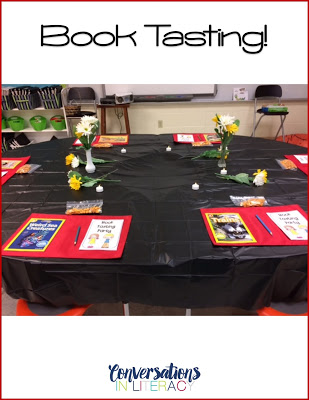How to set up a Book Tasting Party