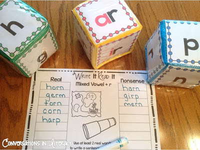 Roll R-Controlled Words Activities 