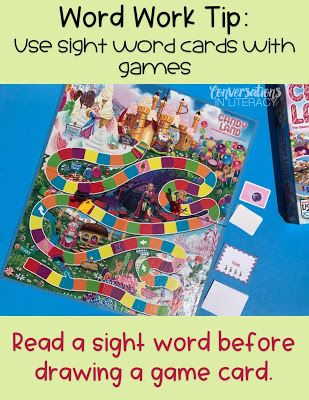 Using Candy Land in the Classroom for Word Work Activities