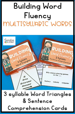 Decoding Multisyllabic Words with phonics word work activities