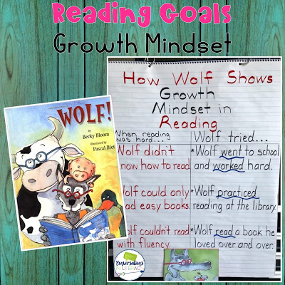 reading goals, growth mindset and the book Wolf