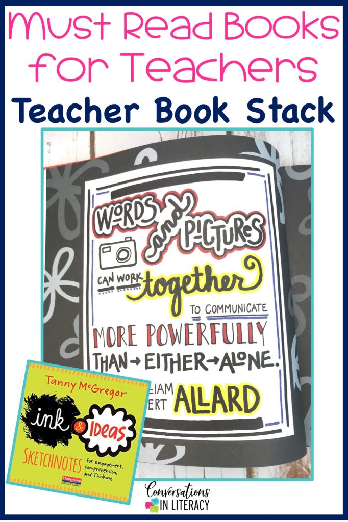 The Best Books for elementary teachers- my teacher book stack for PD professional development!  These must read books for teachers will help you sharpen your teaching skills.  #teacherpd #elementaryteacher #elementary #classroom #phonics #comprehension #conversationsinliteracy #kindergarten #firstgrade #secondgrade  #thirdgrade #fourthgrade #fifthgrade kindergarten, 1st grade, 2nd grade, 3rd grade, 4th grade, 5th grade