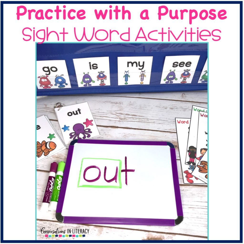 Sight Word Pockets Activity  Sight words, Word activities, Sight words  kindergarten