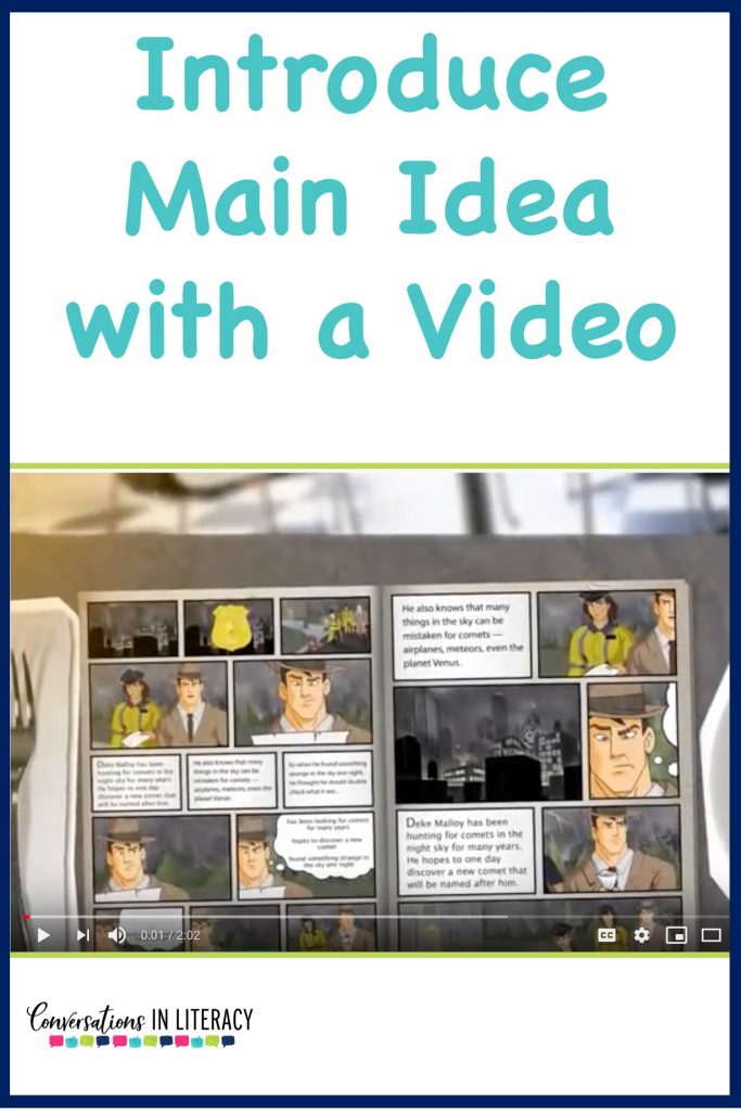 Main Idea and Supporting Details Video- A fun activity so students can understand this comprehension skill. #guidedreading #freebies #conversationsinliteracy #comprehension #classroom #elementary #thirdgrade #secondgrade #fourthgrade #fifthgrade  #comprehensionstrategies #anchorcharts  #readinginterventions 2nd grade, 3rd grade, 4th grade, 5th grade