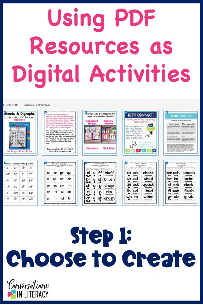 blends and digraphs activities by Conversations in Literacy