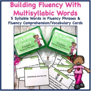 Open Closed Syllable Decoding Multisyllabic Fluency Phrases -5 Distance Learning