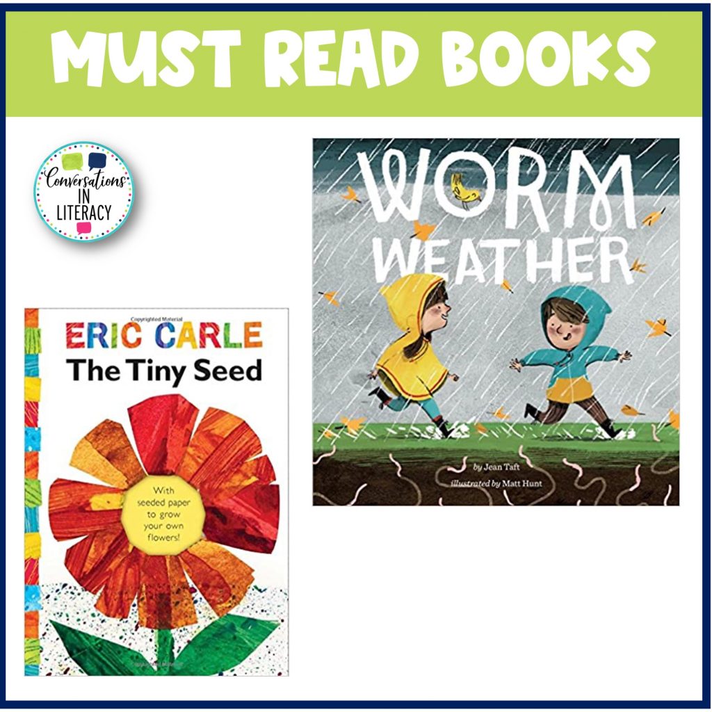 March Must Read Books The Tiny Seed and Worm Weather by Conversations in Literacy