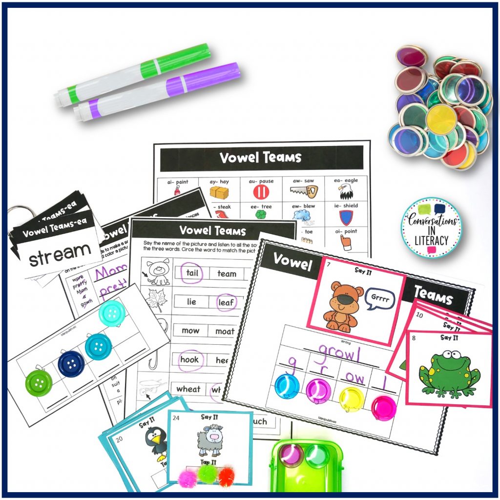 Word mapping activities, markers and bingo chips by Conversations in Literacy